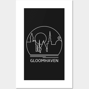 Gloomhaven Minimalist Line Drawing - Board Game Inspired Graphic - Tabletop Gaming  - BGG Posters and Art